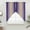 Khaki, purple, variant on Dark Burnt Orange Ombre Swag Curtains for Kitchen/Bedroom/Living Room, Modern Grey Gradient Farmhouse Art Scalloped Curtains 63 Inch Long, Window Swag Topper Curtains Valances 2 Panels Set 36"x63"