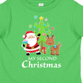 thumbnail image 4 of Inktastic My 2nd Christmas with Santa Reindeer and Tree Boys or Girls Toddler T-Shirt, 4 of 5