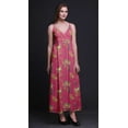 thumbnail image 4 of Bimba Bird Printed Adjustable Spaghetti Strap Long Maxi Dress Summer Beachwear-Medium, 4 of 6