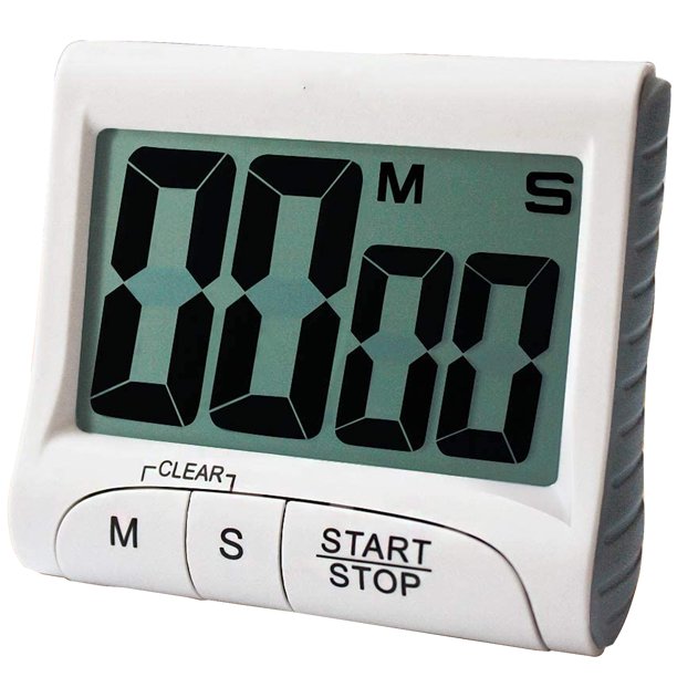Kitchen Timer & Stopwatch, with 3” Large Display, Loud Beep, Countdown Kitchen Timer Walmart