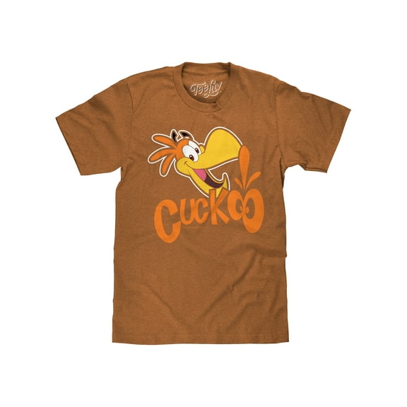 Tee Luv Men's Sonny The Cuckoo Bird Cocoa Puffs Cereal Mascot T-Shirt (L)