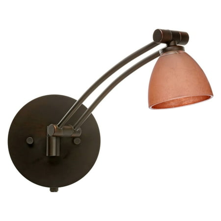 Divi Gold Foil - Besa 1WW-1758CF Copper Foil Divi Wall Light
