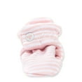 thumbnail image 5 of Burt's Bees Baby Booties, Soft Sole Crib Shoes with Adjustable Snap Closure, Pink Stripe, Infant Size, 5 of 5