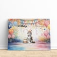 thumbnail image 3 of Happy Birthday to Maine Coon Kitten Party Balloons Cake Horizontal Matte Canvas Poster Cat Lover Kitten Owner Gifts Wall Art Home Decor - 00027, 3 of 5