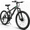 Gray-2, variant on POVANLI 24 Inch Mountain Bike,Dual Full Suspension, Carbon Steel Frame Mountain Bike for Men Women, Go to Work with 21-Speed Disc Trail Commuter City Ages 12+, Gift(Gray)