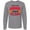 AC-Heather Grey, variant on Inktastic That's My Awesome Grandson out There with Basketballs Long Sleeve T-Shirt