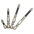 thumbnail image 2 of 3/4/5Pcs Cross Magnetic Non-Slip Screwdriver Bits Set Hexagonal Handle 25-150Mm D, 2 of 8