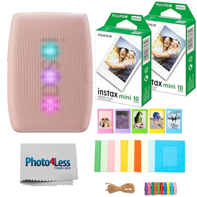 Impresora para smartphone Fujifilm INSTAX Mini Link 3 con película y marco
