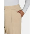 thumbnail image 3 of Terra & Sky Women’s Plus Cropped Pintuck Pants, 27” Inseam, Sizes 0X-5X, 3 of 4