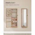 thumbnail image 4 of Joyero SONGMICS con espejo LED de 120 cm de alto con cerradura, 4 of 9