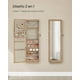 thumbnail image 4 of Joyero SONGMICS con espejo LED de 120 cm de alto con cerradura, 4 of 9