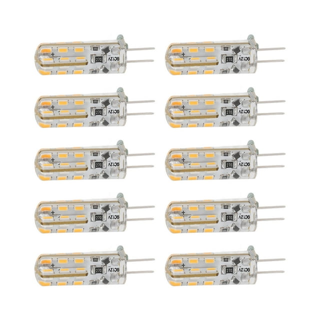 Bombilla LED G4 BuyWeek 10 piezas durabilidad mejorada 12 V 1,5 W