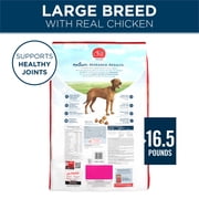 Purina One +Plus Dry Dog Food for Large Adult Dogs High Protein, Real Chicken, 16.5 lb Bag