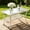Cream White, variant on MEETWARM Wicker Patio Coffee Table, 34.5" Rectangle Outdoor Coffee Table with Tempered Glass Top and 2-Tier Storage Shelf, All-Weather Rattan Patio Side Table for Outside Poolside Deck Garden, Brown
