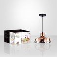 thumbnail image 3 of Xtricity - Pendant Light, 9.4 '' Width, From The Melrose Collection, Pink Copper, 3 of 3