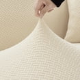 thumbnail image 4 of Fundas de sofá elásticas de Jacquard para sala de estar, forro Polar elástico para sillón de 1/2/3/4 asientos, funda de sofá esquinero en forma de L, 4 of 4