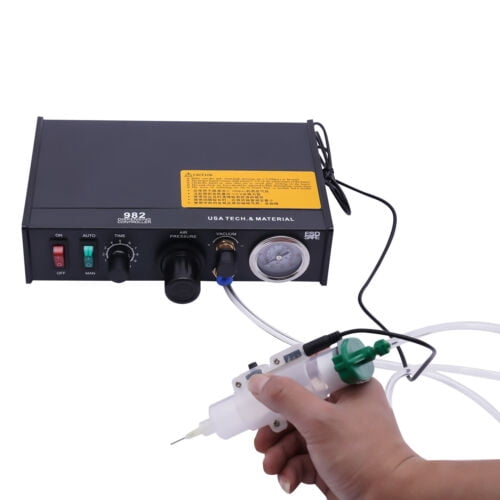 Semi-Automatic Glue Dropper 982 Auto Pneumatic Dispensing Machine 0.01ML Drip