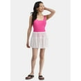 thumbnail image 3 of No Boundaries Women's Crochet Swim Coverup Skirt, Sizes XXS-XXL, 3 of 5