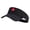 Black, variant on Canada Maple leaf Embroidered Sports Visor - Red OSFM