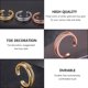 thumbnail image 5 of unbranded 3Ud Anillos De Dedo Del Pie De Cobre Dorados Duradera Para Banquetes Y Fiestas, 5 of 7