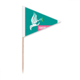 thumbnail image 1 of Against Fight Hatred Art Deco  Fashion Toothpick Triangle Cupcake Toppers Flag, 1 of 3
