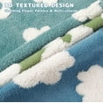thumbnail image 7 of Luciphia Waterproof Pet Blanket for Small Medium Large Dogs Washable Fluffy Thick Jacquard Shag Fleece Warm Sherpa 3D Textured Flower Print for Cats Puppy Couch Protection, 7 of 7