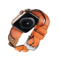 thumbnail image 6 of Allytechgroup Watch Band Compatible with Apple Watch Band 41mm 40mm 38mm iWatch Series 9/8/SE/7/6/5/4/3/2/1, Braid Stylish Design Wrist Band for Women, Orange, 6 of 7