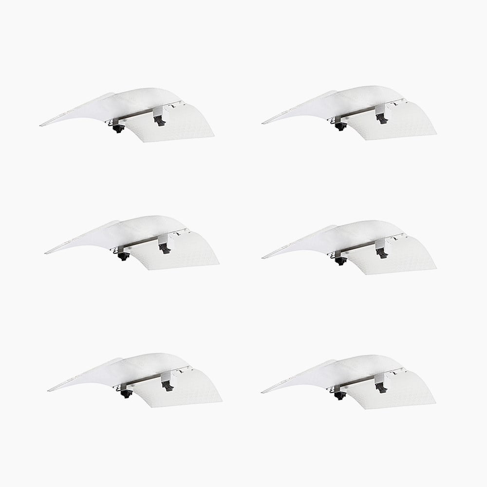 Hydroplanet Double Ended Adjustable Gull Wing Grow Light ReflectorGrow Hood 