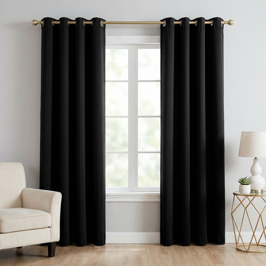 Blackout Curtains, Blackout Curtains Set of 2 Panels, Thermal Insulated Room Darkening Curtains for Bedroom, Privacy Protection & Noise Reducing