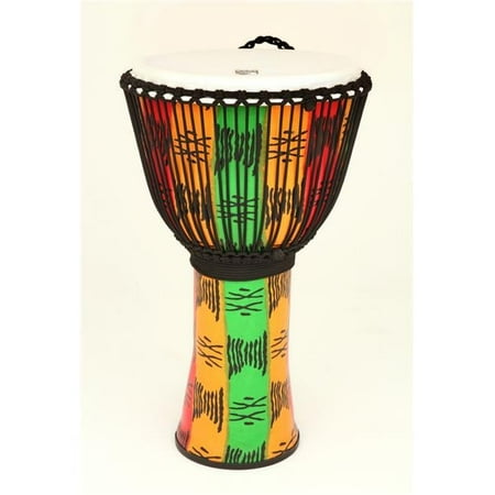 Toca TF2DJ-14SB 14 in. Freestyle II Rope Tuned Djembe with Bag, Spirit