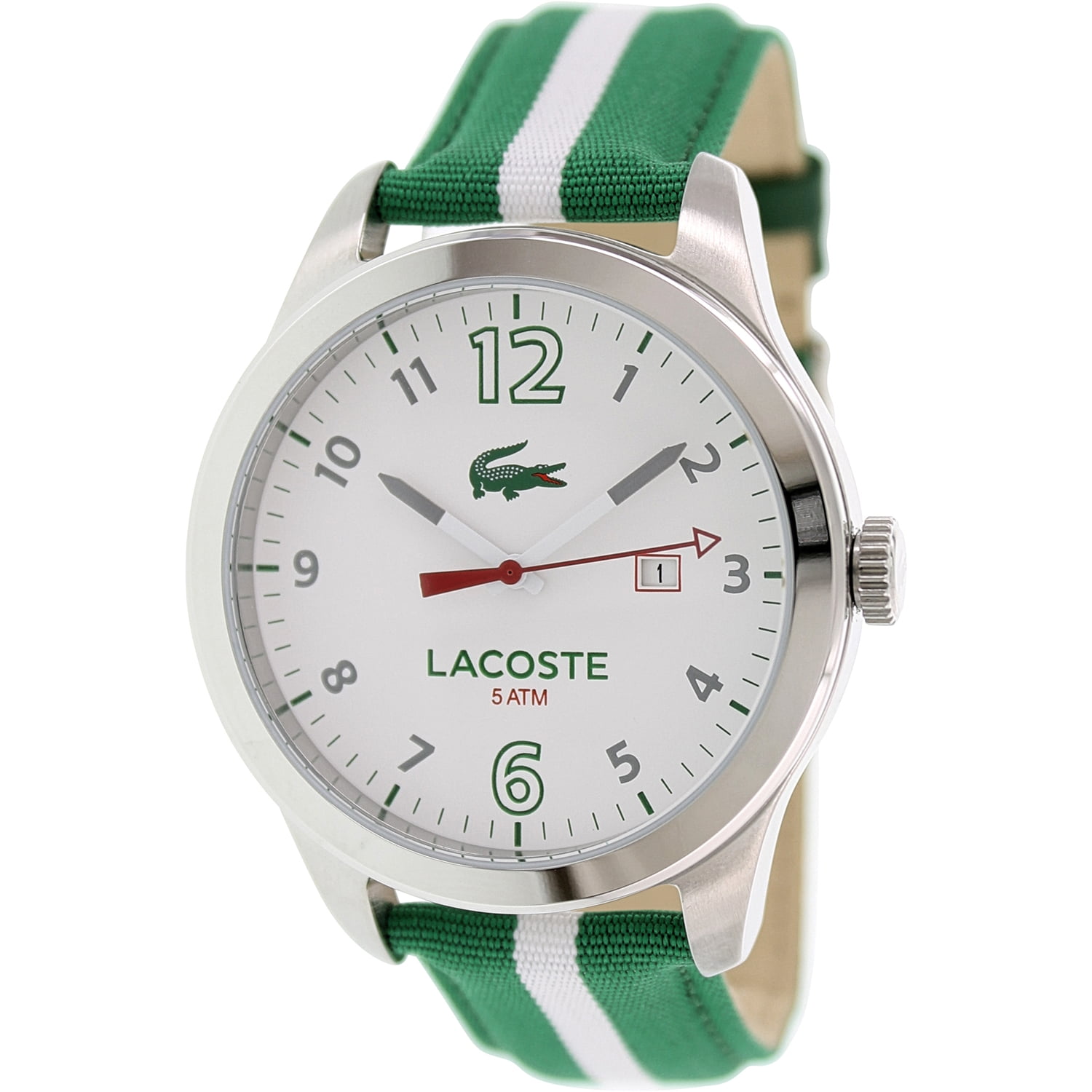 Lacoste Men's Auckland 2010721 Green Nylon Quartz Watch