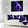 thumbnail image 3 of Designart Purple Metal Construction - Abstract Throw Pillow - 18x18, 3 of 5
