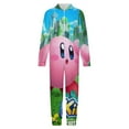 thumbnail image 4 of Kirby One Piece Pajama Hooded Union Suit PJs Sleepwear, 4 of 7