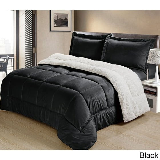 Porch Den Belmont S Bennett Ultra Plush Faux Suede And Sherpa Porch Den Belmont S Bennett Ultra Plush Faux Suede And Sherpa 3 Piece Comforter Set Com