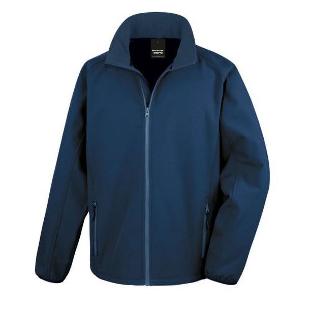 Result Core - Chaqueta Softshell para Hombre (Marino, Azul Real)