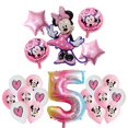thumbnail image 3 of Disney-decoración de fiesta de cumpleaños de Minnie y Mickey Mouse, globo de papel de aluminio para niños y niñas, suministros para eventos, vajilla desechable, 3 of 5