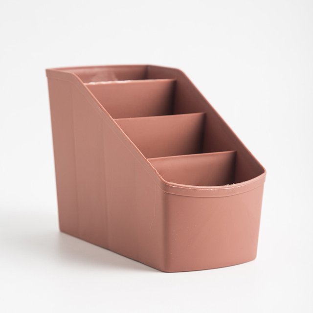 Caja de almacenamiento de escritorio ZT 3078, caja de almacenamiento de control remoto para sala de estar, caja de almacenamiento pequeña para cosméticos, papelería y artículos diversos