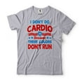 thumbnail image 5 of Mens I Don't Do Cardio Because There Colors Don't Run Shirt USA Flag Colors Shirt US Patriotic Tee (X-Large Navy Blue), 5 of 6