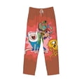 thumbnail image 4 of Animation Adventure Time Men's Pajama Pants With Pockets Fashion Cozy Daily Lounge Sleep Pants Sleepwear Large, 4 of 8