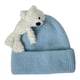thumbnail image 3 of Gorro de invierno térmico, grueso, informal, suave y moderno, accesorio para disfraces de cosplay. Gorro de nieve. Azul claro, 3 of 9