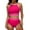 Red, variant on Summer Saving Clearance! Two Piece Swimsuits for Women Swimsuits For Women Piece Hawaiian Tropical Print Swim Cami Bra And Ruffles Bathing Sets Beachwear Swim Top with Shorts