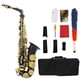 thumbnail image 1 of Saxofón Latón grabado Eb E-Flat Saxofón alto Sax Botones de concha de abulón Instrumento de viento con estuche Guantes Paño de limpieza Cepillo de cinturón TOMSHOO Saxofón, 1 of 6
