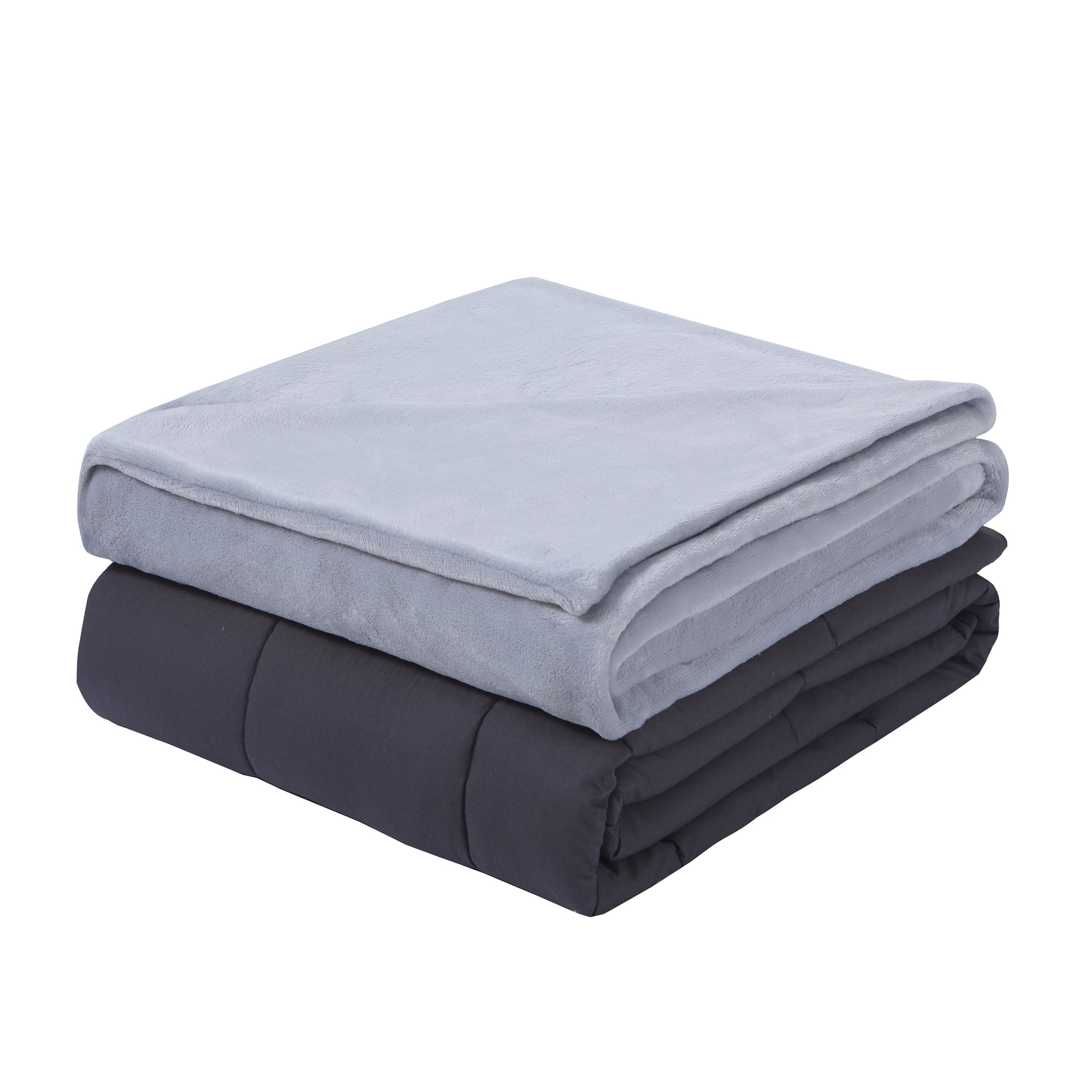 Levinsohn DreamLab 15lb Weighted Blanket with Washable Cover  Grey