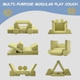 thumbnail image 5 of MOPHOTO 11PCS Modular Kids Sofa Couch Fold Out Couch Playhouse Play Set for Toddlers, Kids Couch Play Set, Creative Couch Kids Foam Play Couch Indoor, 5 of 8