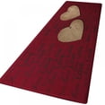 thumbnail image 2 of AMERTEER Runner Rugs with Rubber Backing Non Slip Absorbent Resist Dirt Entrance Rug Soft Area Rug Thickened Flannel Area Rug Nursery Rug Bedroom Living Room Home Kitchen Hallway Laundry, 2 of 6