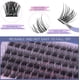 thumbnail image 4 of Kit De Extensión De Pestañas,144 Pestañas Individuales 8-16mm Pinzas Pestañas En Racimo Maquillaje para Mujeres, 4 of 5
