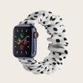 thumbnail image 1 of Compatible con Apple Watch Band 38 mm 40 mm 42 mm 44 mm Tejido floral suave Elástico Scrunchies iWatch Bands para Apple Watch Series 6, SE, 5, 4, 3, 2, 1 - Style12, S/38-Style12-S/38 brillar Electrónica, 1 of 4