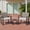 3 PCS-Rocking-Mixed, variant on Patio Furniture Set, Rocking Bistro Set Chair with Coffee Table for Balcony, Backyard, Gray