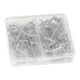 thumbnail image 4 of 160pcs Peluca T-pin 2, Plateado, para Pelucas de Encaje de Cabeza con Cordón de Cabeza de Espuma para Sujetar en Su Lugar Pasadores de Macramé Pasador Baoblaze Alfileres plateados para pelucas, 4 of 7