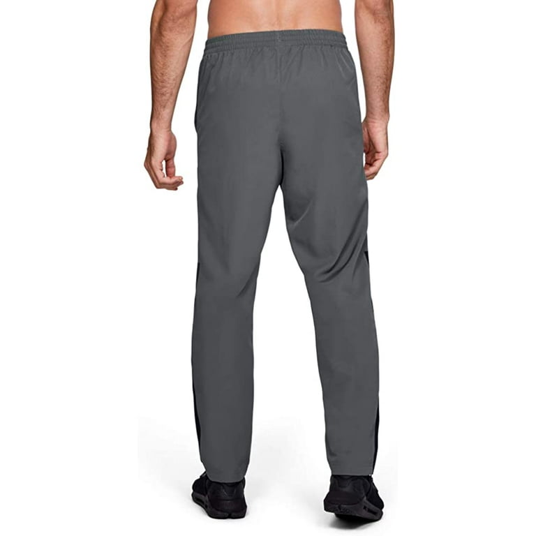 Under Armour Mens Woven Vital Workout Pants Pitch Gray 012/Black 4X-Large  Tall 
